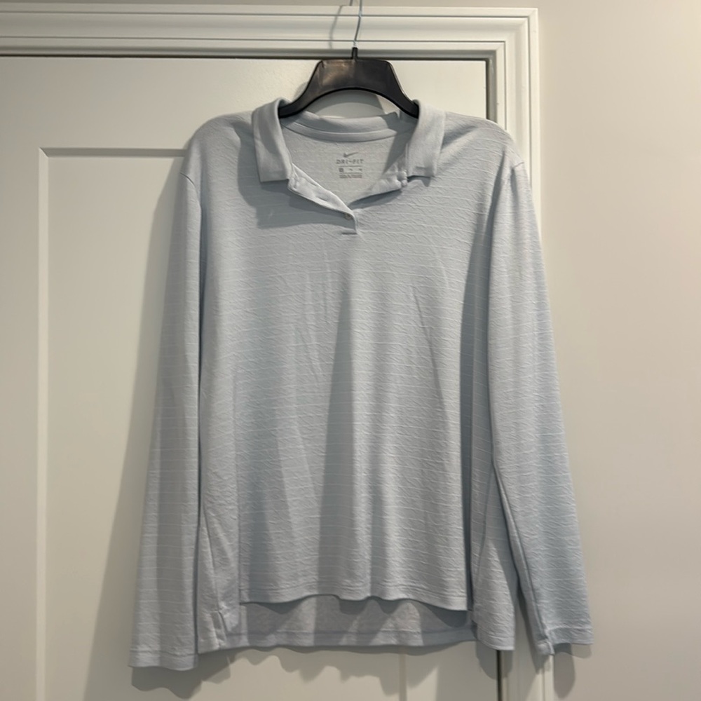 Nike dri-fit long sleeve women’s polo